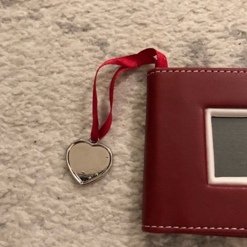 Small Red Leather 3' x 3.5' Photo Album - Picture 2 of 8